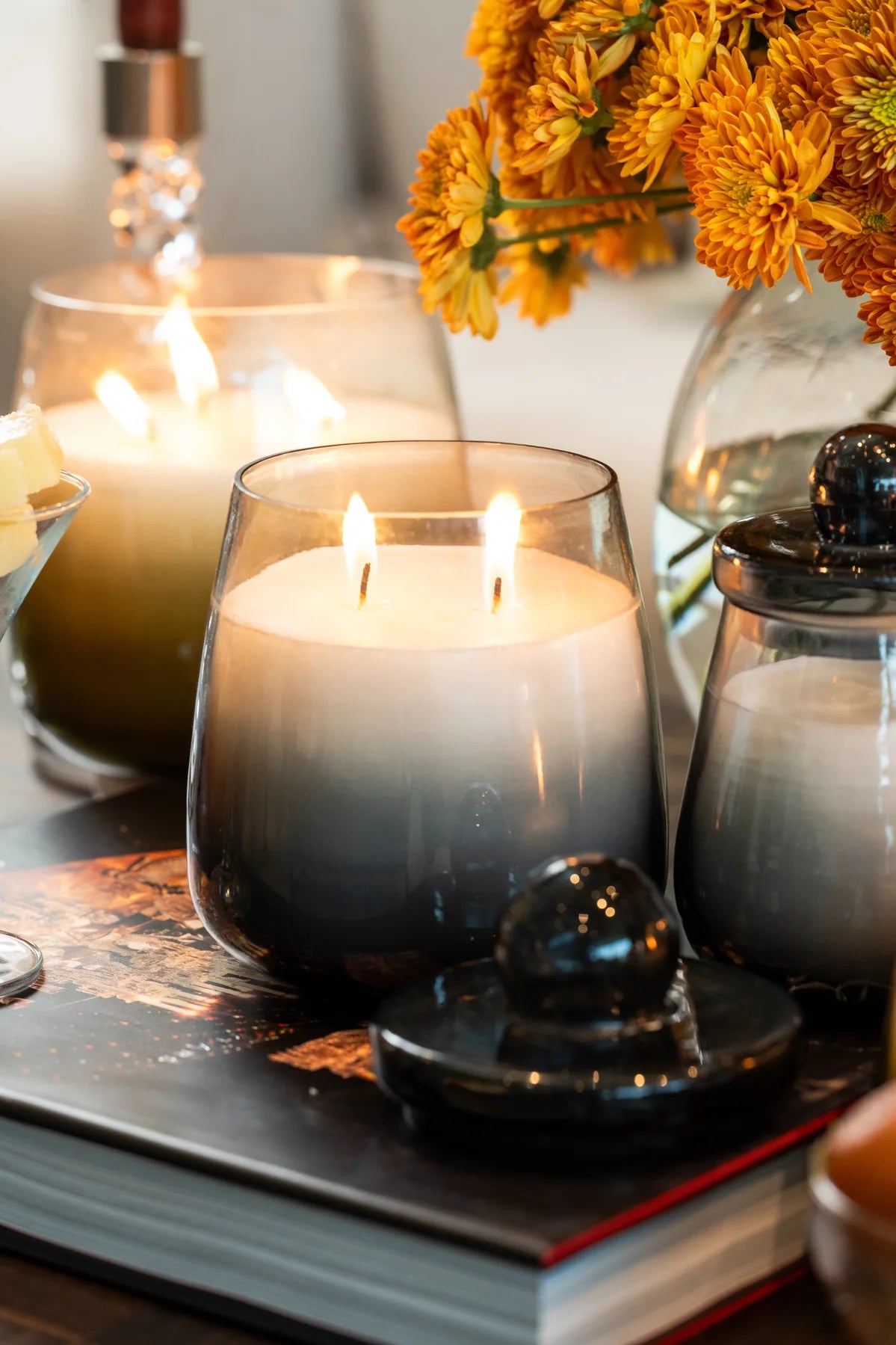 Doft Cosmic Hues - Lid Jar Candle | Blue | Balmy Bergamot