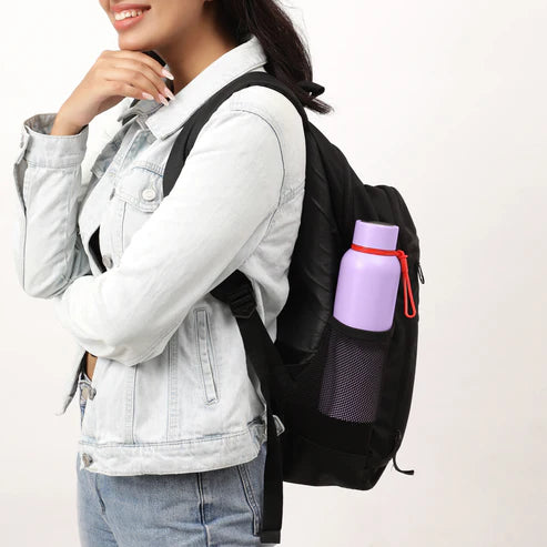 Pexpo Bravo Thermo Steel Bottle | Tri-Ply Vacuum Insulated Hot & Cold Flask - Pastel Edition Orchid Purple 1000 ML
