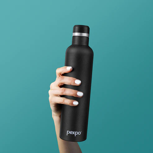 Pexpo Orio Thermo Steel Bottle | Tri-Ply Vacuum Insulated Hot & Cold Flask