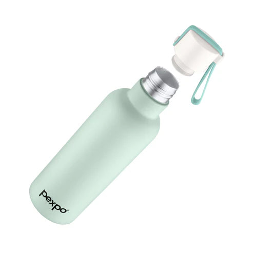 Pexpo Oslo Thermo Steel Bottle | Tri-Ply Vacuum Insulated Hot & Cold Flask | For Daily Use - Pastel Edition