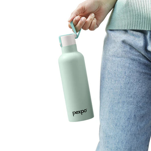 Pexpo Oslo Thermo Steel Bottle | Tri-Ply Vacuum Insulated Hot & Cold Flask | For Daily Use - Pastel Edition