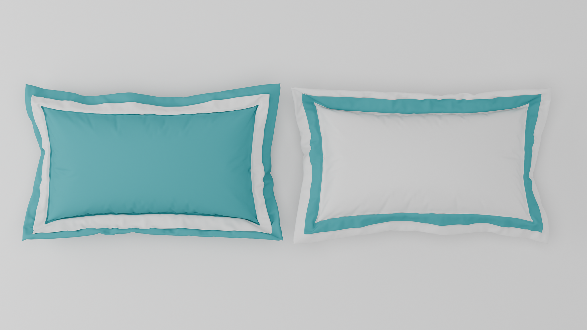 Spaces Solid Aqua Green - Light Green Hygro Cotton King Size Bedsheet - Hygro