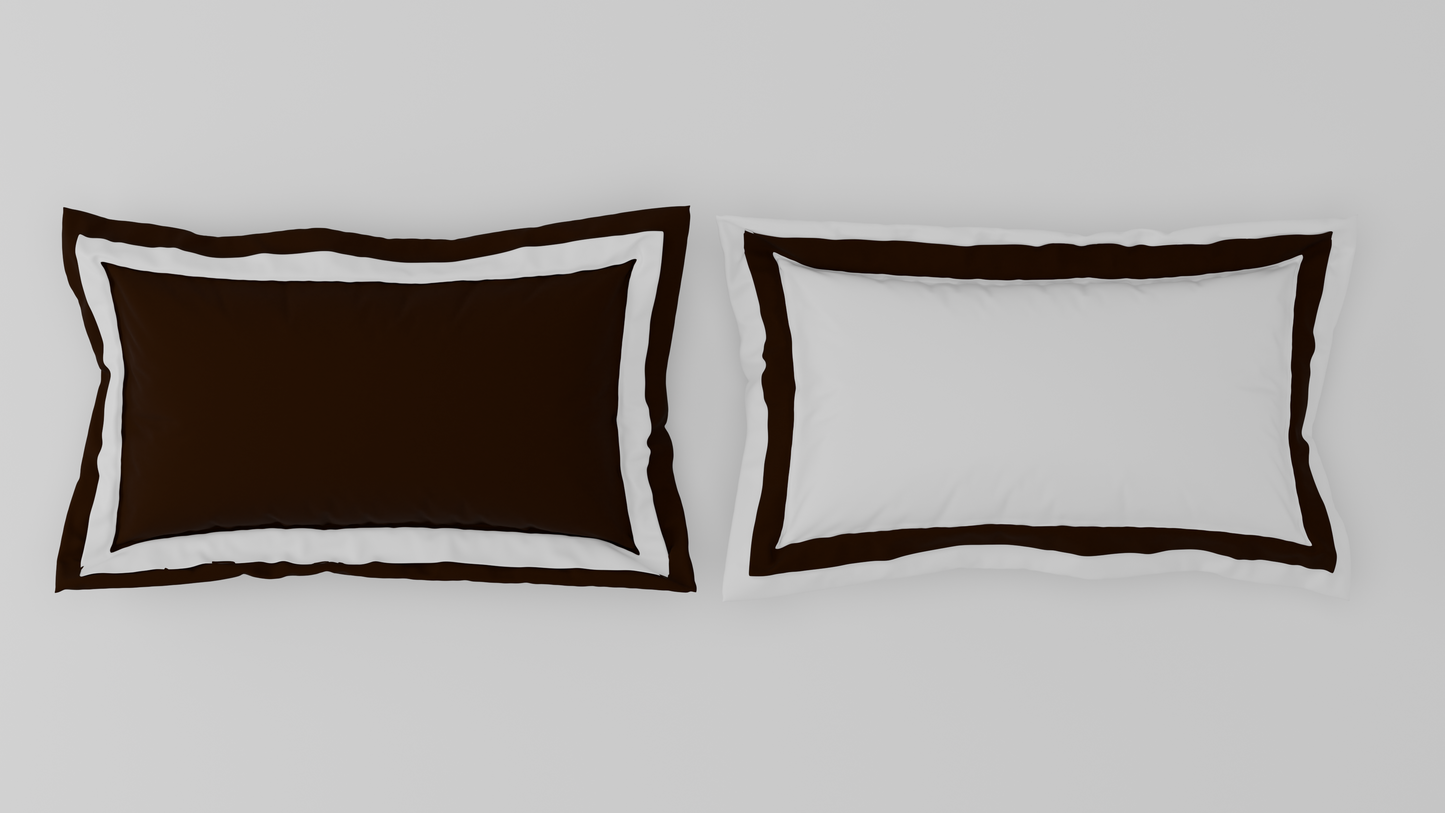 Spaces Solid Chocolate - Dark Brown Hygro Cotton King Size Bedsheet - Hygro