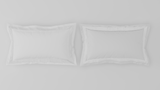 Spaces Solid White Hygro Cotton King Size Bedsheet - Hygro