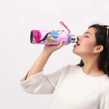 Pexpo Bravo Thermo Steel Bottle | Tri-Ply Vacuum Insulated Hot & Cold Flask - Plant-themed Art 700 ML