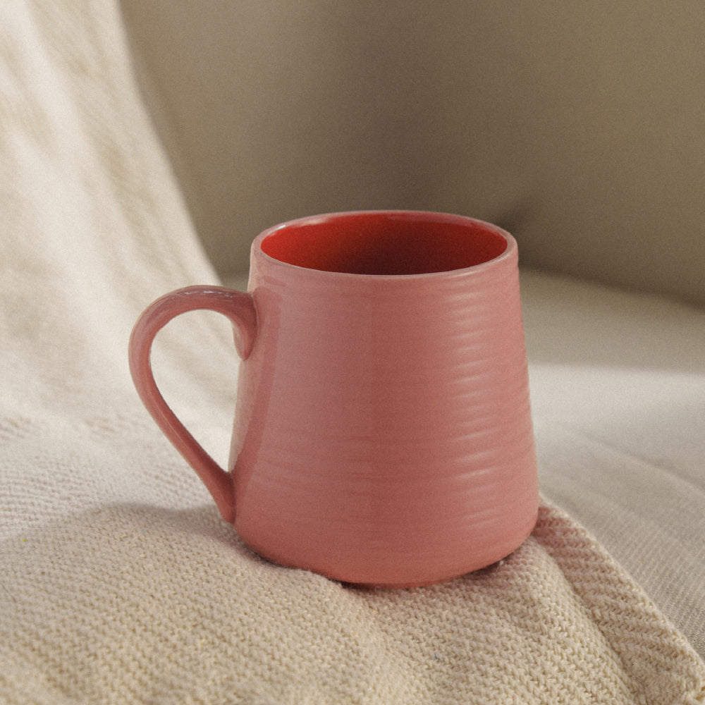Borosil Bello Porcelia Mug Set of 2, 400ml