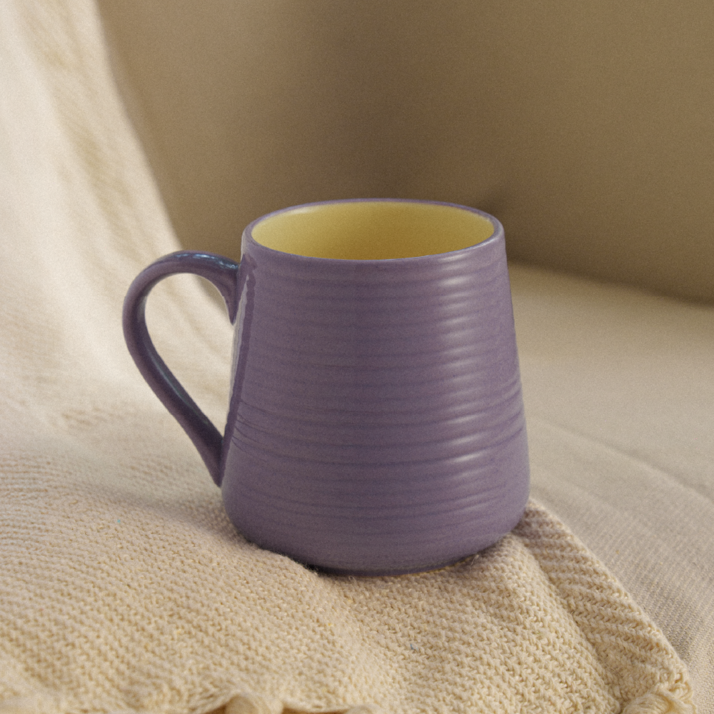 Borosil Bello Porcelia Mug Set of 2, 400ml