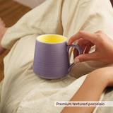 Borosil Bello Porcelia Mug Set of 2, 400ml
