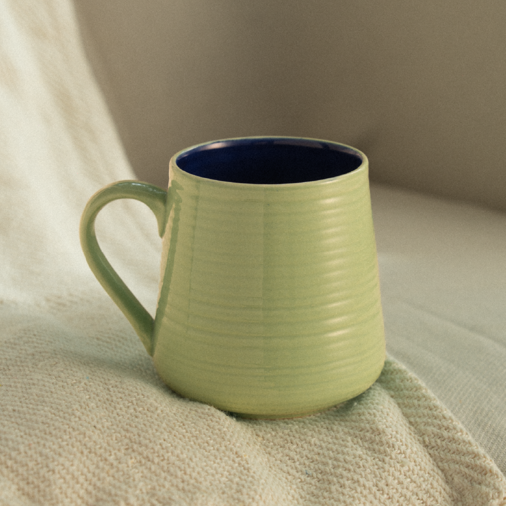 Borosil Bello Porcelia Mug Set of 2, 400ml