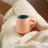 Borosil Bello Porcelia Mug Set of 2, 400ml