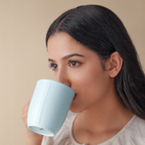 Milton Elva Porcelia Mug, Coal Set of 2, 350ml