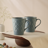 Borosil Velvetto Porcelia Mug Set of 2, 350ml