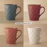 Borosil Velvetto Porcelia Mug Set of 2, 350ml