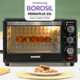 Borosil Prima Plus Oven Toaster Griller 25L 1600W
