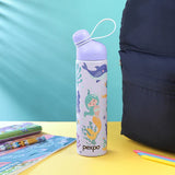 Pexpo Pico Art Stainless Steel Bottle | Tri-Ply Vacuum Insulated Hot & Cold Flask | For Kids 470 ML