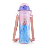 Pexpo Pixy Art Stainless Steel Bottle | Tri-Ply Vacuum Insulated Hot & Cold Flask | For Kids