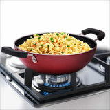 Milton Granito Induction Kadhai with Glass Lid