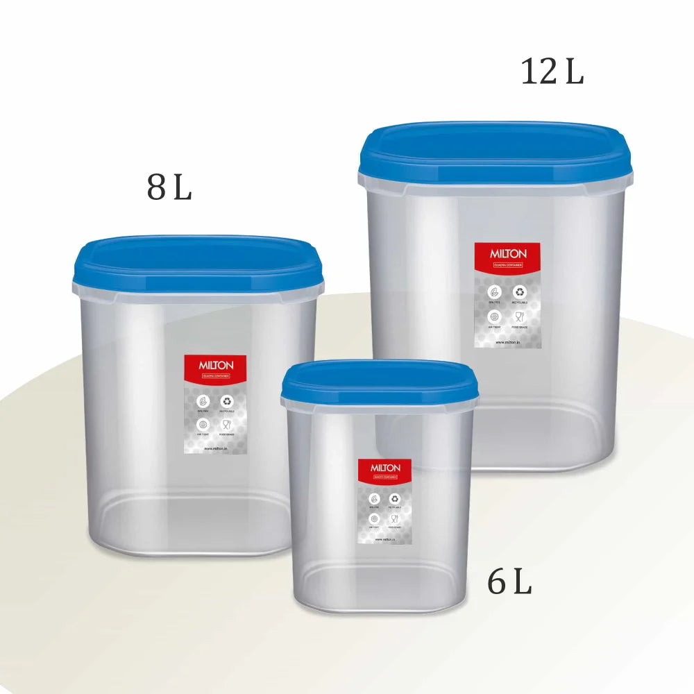 Milton Quadra Container Blue 6 L/8 L/12 L