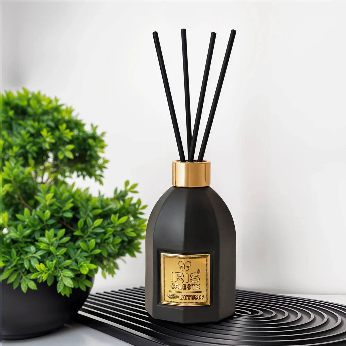 IRIS Celeste Black Oudh Reed Diffuser Set 150ml