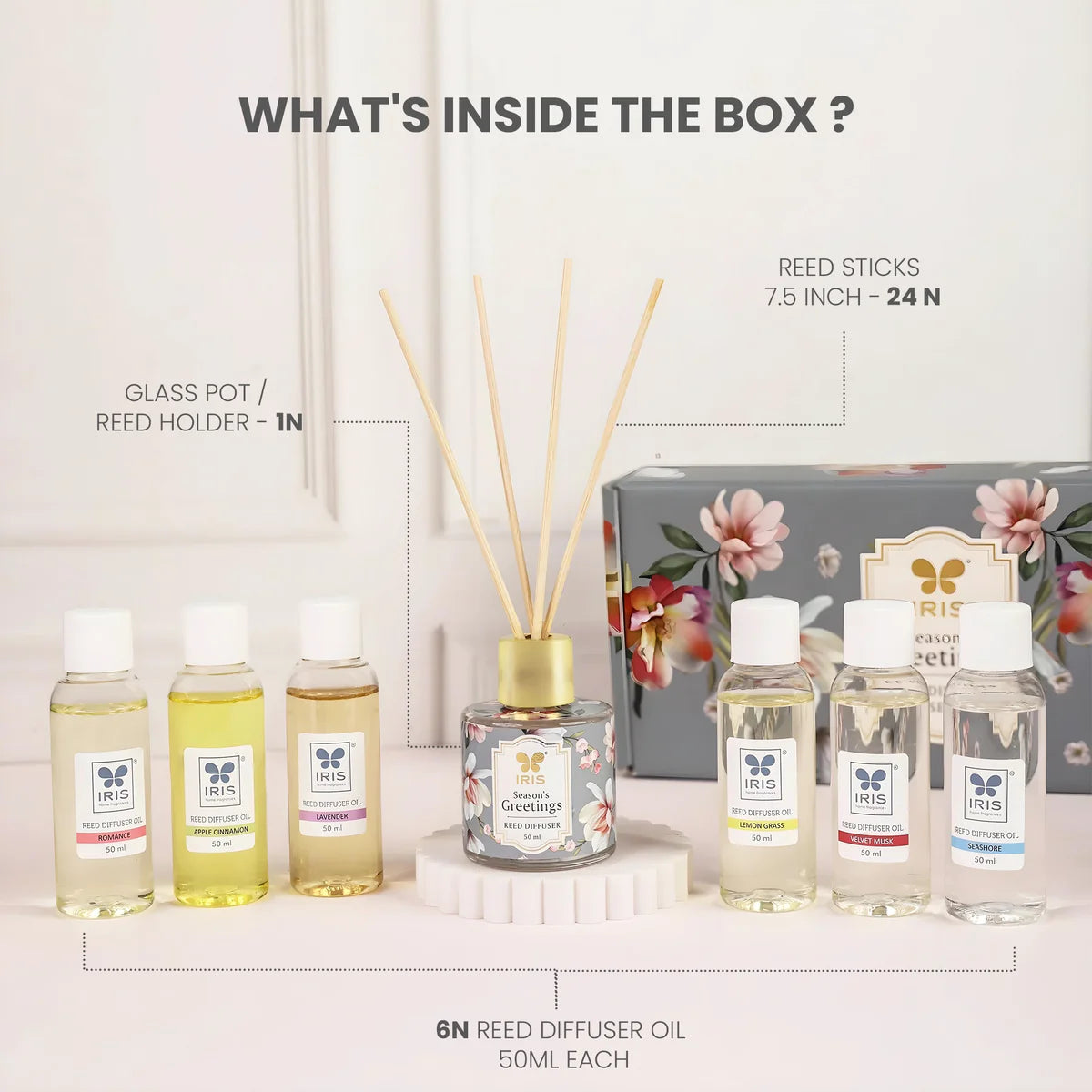 IRIS Reed Diffuser Gift Set 50ml