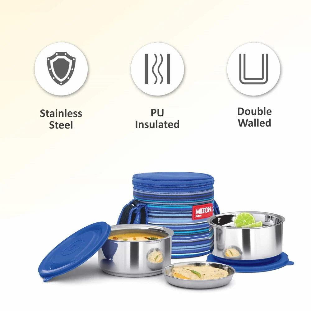 Milton Ribbon Lunch Box  2pcs set