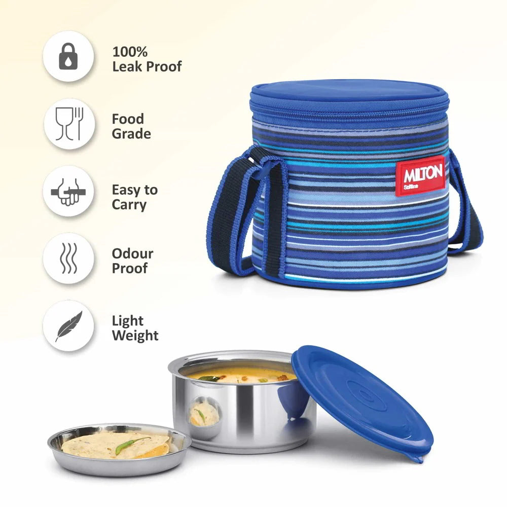 Milton Ribbon Lunch Box  2pcs set