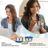 Milton Ribbon Lunch Box  2pcs set
