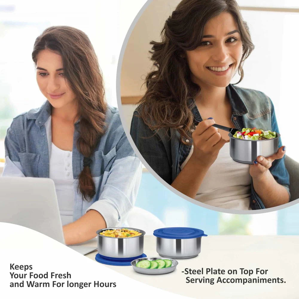 Milton Ribbon Lunch Box  2pcs set