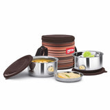 Milton Ribbon Lunch Box  2pcs set