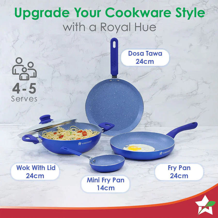 Wonderchef  Royal Velvet Non-stick Cookware Set of 5
