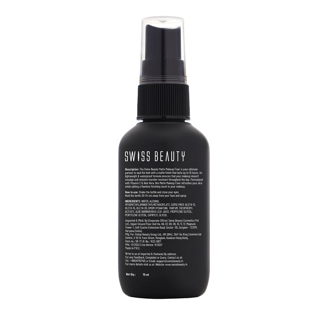 Swiss Beauty Matte Makeup Fixer