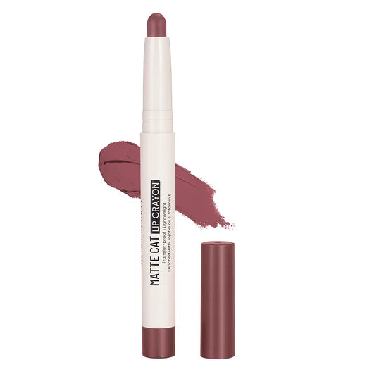 Swiss Beauty Matte Cat Lip Crayon Flattering Peach