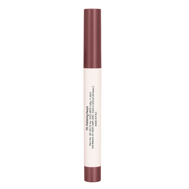 Swiss Beauty Matte Cat Lip Crayon Flattering Peach