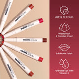Swiss Beauty Matte Cat Lip Crayon Flattering Peach