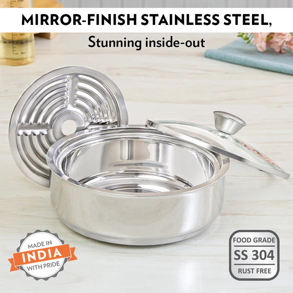Borosil Servefresh Roti Server, 2.5L
