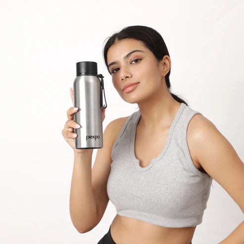 Pexpo Bravo Thermo Steel Bottle | Tri-Ply Vacuum Insulated Hot & Cold Flask