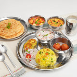 Borosil 30-piece Stainless Steel Dinner