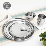 Borosil 30-piece Stainless Steel Dinner