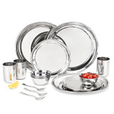 Borosil 30-piece Stainless Steel Dinner