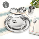 Borosil 30-piece Stainless Steel Dinner
