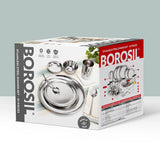 Borosil 30-piece Stainless Steel Dinner