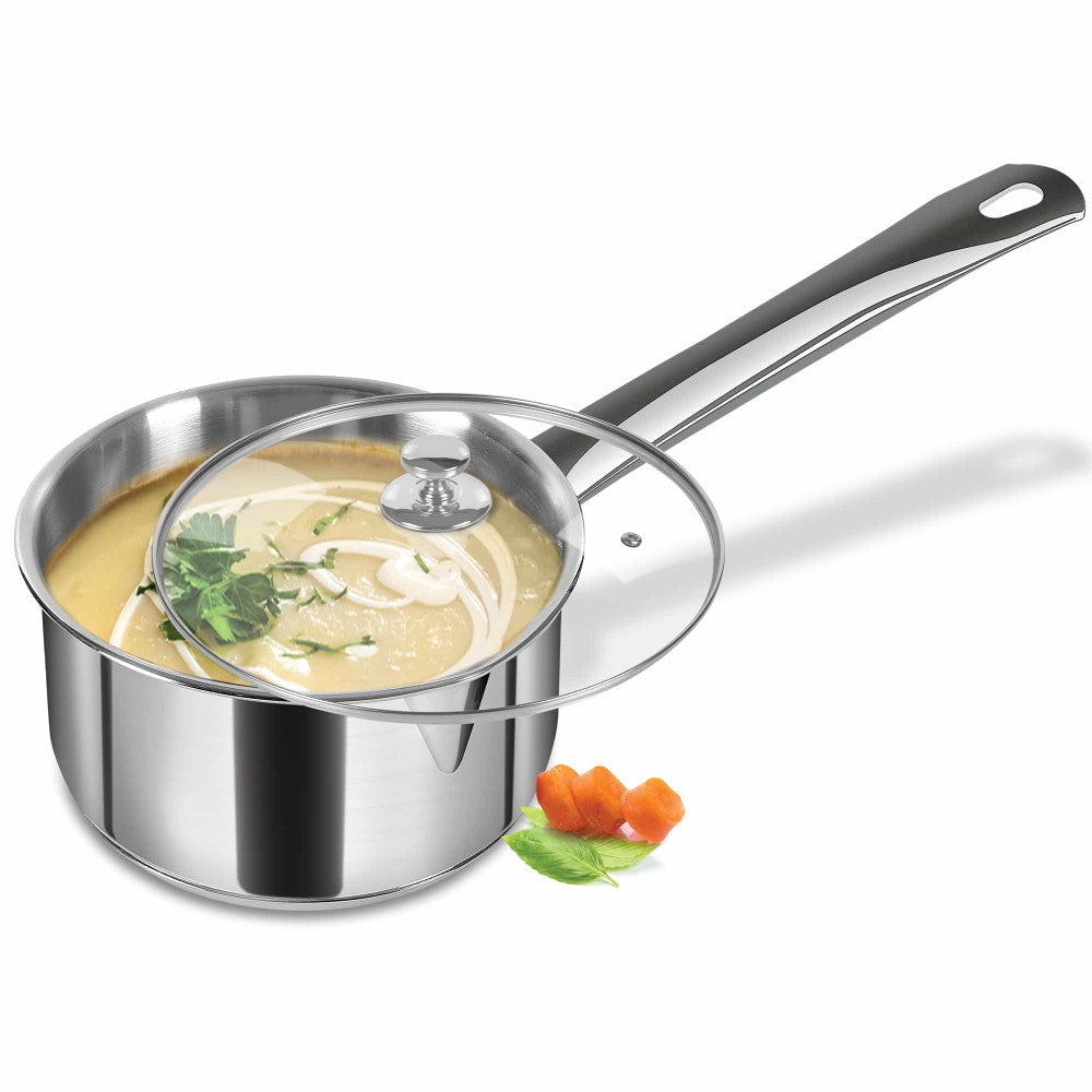 Milton Sauce Pan With Lid - Triply