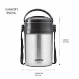 Milton Steel On Lunchbox Silver