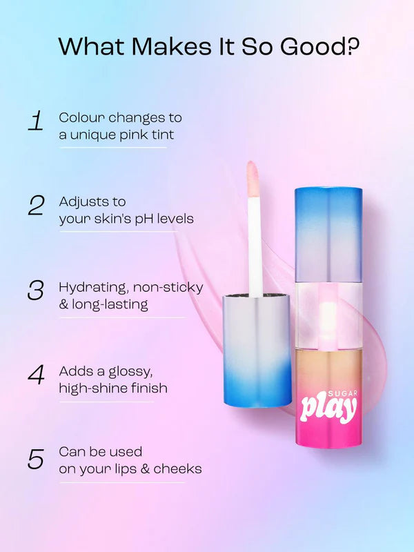 Sugar Play Mega Hype Colour Changing Lip Oil