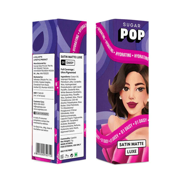 Sugar Satin Matte Lipstick
