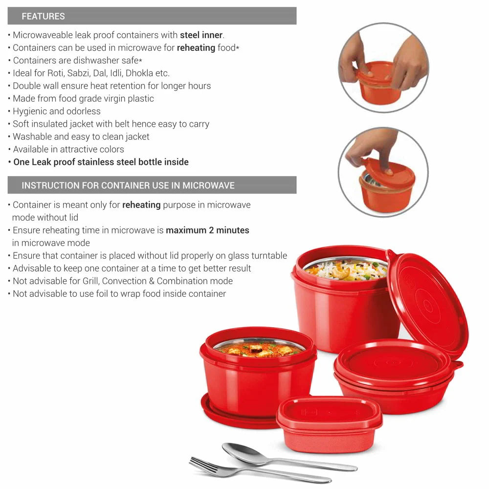 Milton Savor Lunch Stainless Steel Containers