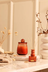 Doft Cosmic Set - Candle (M) & Diffuser (M) & Diffuser | Orange | Summer Nectar
