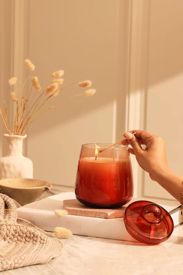 Doft Cosmic Set - Candle (M) & Diffuser (M) & Diffuser | Orange | Summer Nectar