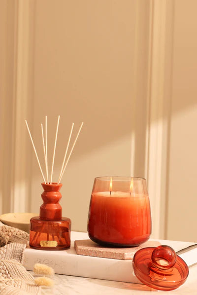 Doft Cosmic Set - Candle (M) & Diffuser (M) & Diffuser | Orange | Summer Nectar