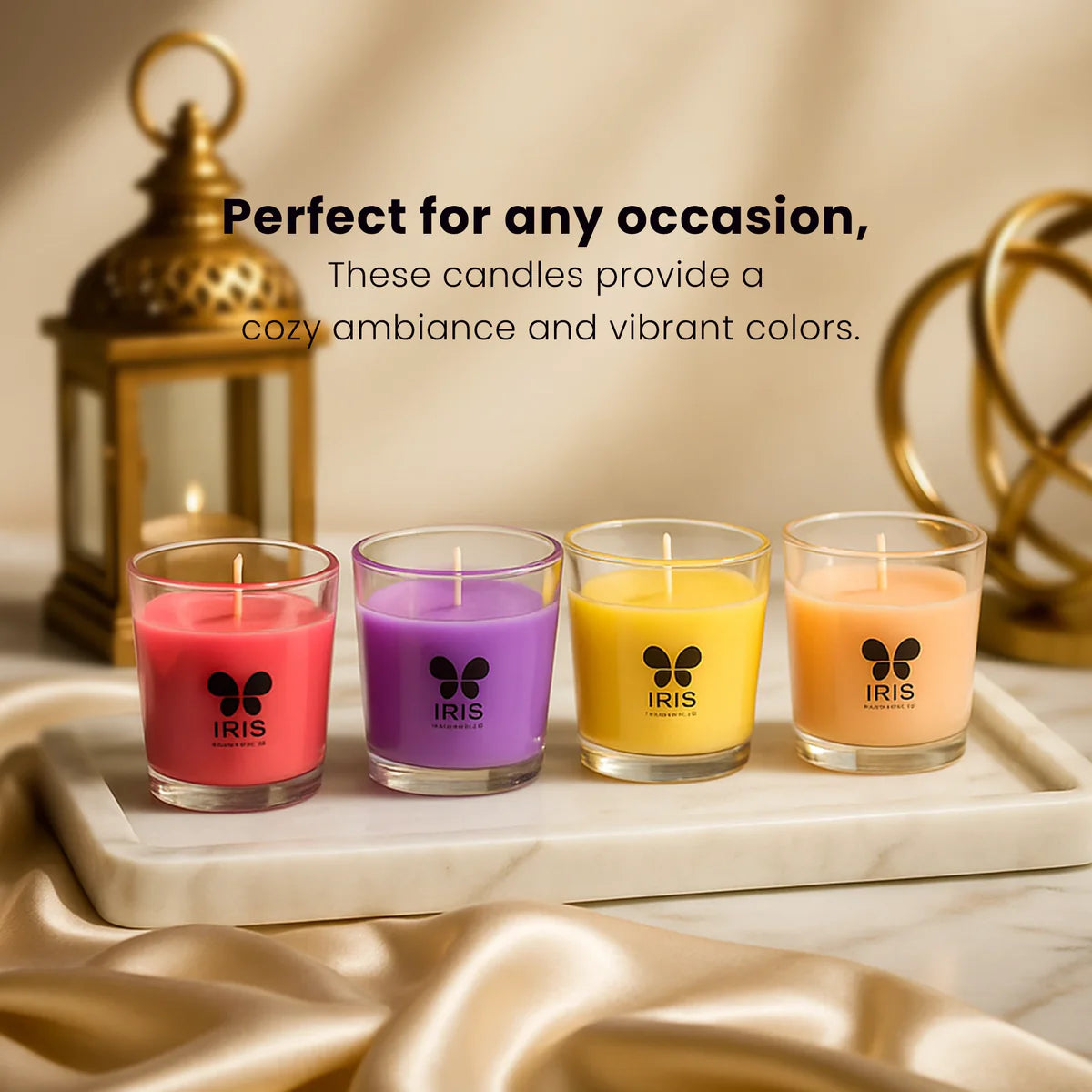 IRIS Fragranced Shot Glass Candle 40gm